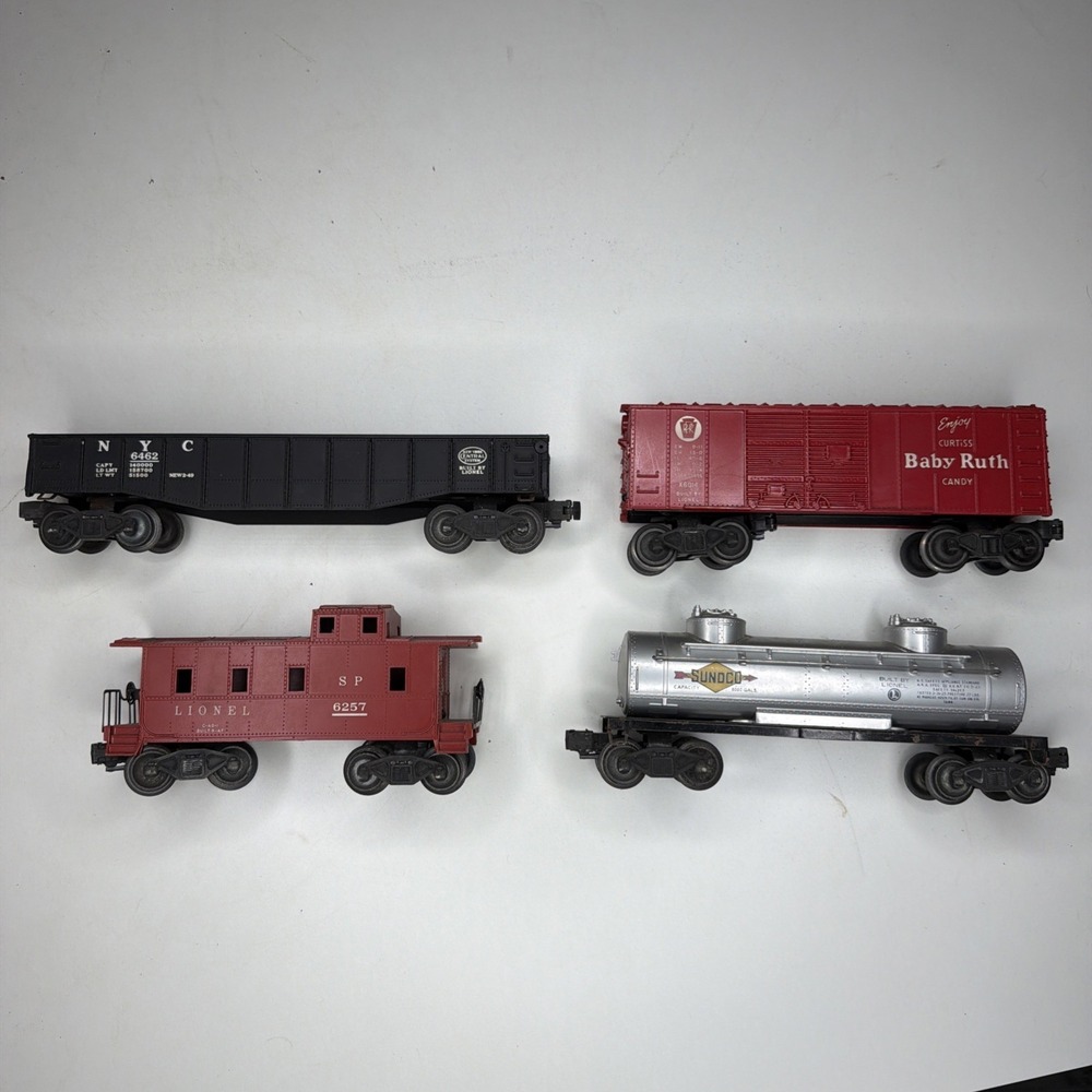 Lot of 4: Vintage Lionel Train Metal Cars w/ Orig Boxes 6014, 6257, 6462, 6465 - Picture 3 of 7